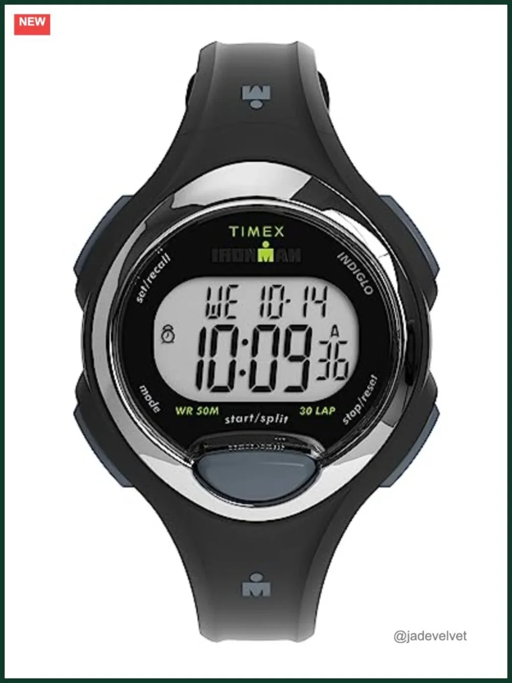 Timex Ironman Triathlon E30 34mm Digital Watch Water Resistant 50m